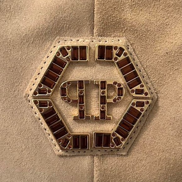 Philipp Plein Women's Cream Suede Boots - Picture 3 of 8